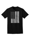 Stamp Style American Flag - Distressed Adult Dark T-Shirt by TooLoud-Mens T-Shirt-TooLoud-Black-Small-Davson Sales