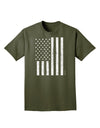 Stamp Style American Flag - Distressed Adult Dark T-Shirt by TooLoud-Mens T-Shirt-TooLoud-Military-Green-Small-Davson Sales