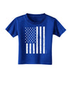 Stamp Style American Flag - Distressed Toddler T-Shirt Dark by TooLoud-Toddler T-Shirt-TooLoud-Royal-Blue-2T-Davson Sales