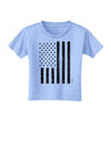 Stamp Style American Flag - Distressed Toddler T-Shirt by TooLoud-Toddler T-Shirt-TooLoud-Aquatic-Blue-2T-Davson Sales