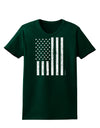Stamp Style American Flag - Distressed Womens Dark T-Shirt by TooLoud-Womens T-Shirt-TooLoud-Forest-Green-Small-Davson Sales