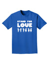 Stand For Love Adult Dark T-Shirt-Mens T-Shirt-TooLoud-Royal-Blue-Small-Davson Sales