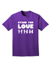 Stand For Love Adult Dark T-Shirt-Mens T-Shirt-TooLoud-Purple-Small-Davson Sales