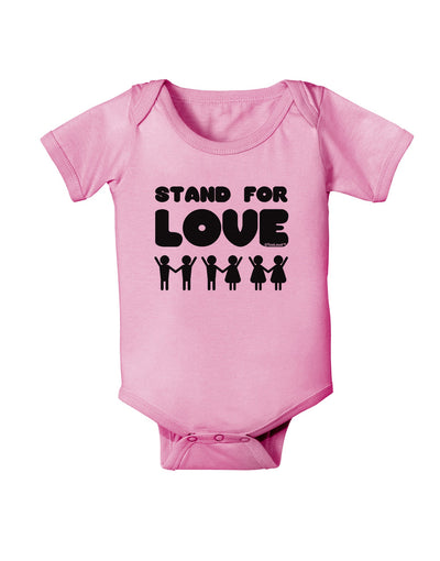 Stand For Love Baby Romper Bodysuit-Baby Romper-TooLoud-Pink-06-Months-Davson Sales