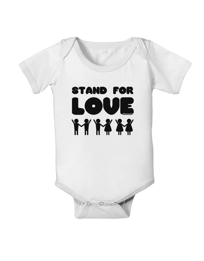 Stand For Love Baby Romper Bodysuit-Baby Romper-TooLoud-White-06-Months-Davson Sales