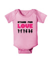 Stand For Love Pink Baby Romper Bodysuit-Baby Romper-TooLoud-Pink-06-Months-Davson Sales