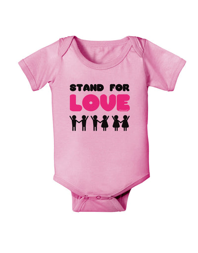 Stand For Love Pink Baby Romper Bodysuit-Baby Romper-TooLoud-Pink-06-Months-Davson Sales