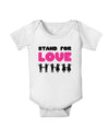 Stand For Love Pink Baby Romper Bodysuit-Baby Romper-TooLoud-White-06-Months-Davson Sales