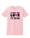 Stand For Love Pink Heart Womens T-Shirt-Womens T-Shirt-TooLoud-PalePink-X-Small-Davson Sales