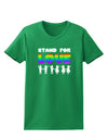 Stand For Love Rainbow Womens Dark T-Shirt-TooLoud-Kelly-Green-X-Small-Davson Sales