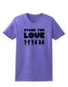 Stand For Love Womens T-Shirt-Womens T-Shirt-TooLoud-Violet-X-Small-Davson Sales