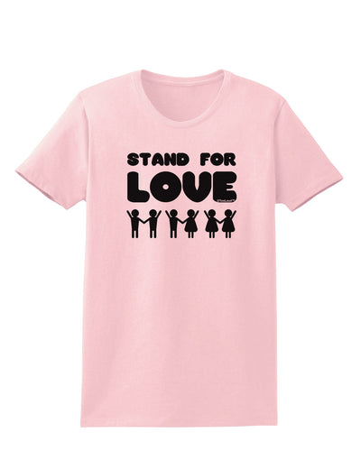 Stand For Love Womens T-Shirt-Womens T-Shirt-TooLoud-PalePink-X-Small-Davson Sales