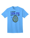 Stand out with the I Hope Sen-Pie Notices Me Adult T-Shirt - A Must-Have for Anime Enthusiasts!-Mens T-shirts-TooLoud-Aquatic-Blue-Small-Davson Sales