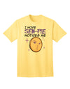 Stand out with the I Hope Sen-Pie Notices Me Adult T-Shirt - A Must-Have for Anime Enthusiasts!-Mens T-shirts-TooLoud-Yellow-Small-Davson Sales