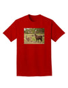 Standing Llamas Adult Dark T-Shirt by TooLoud-Mens T-Shirt-TooLoud-Red-Small-Davson Sales