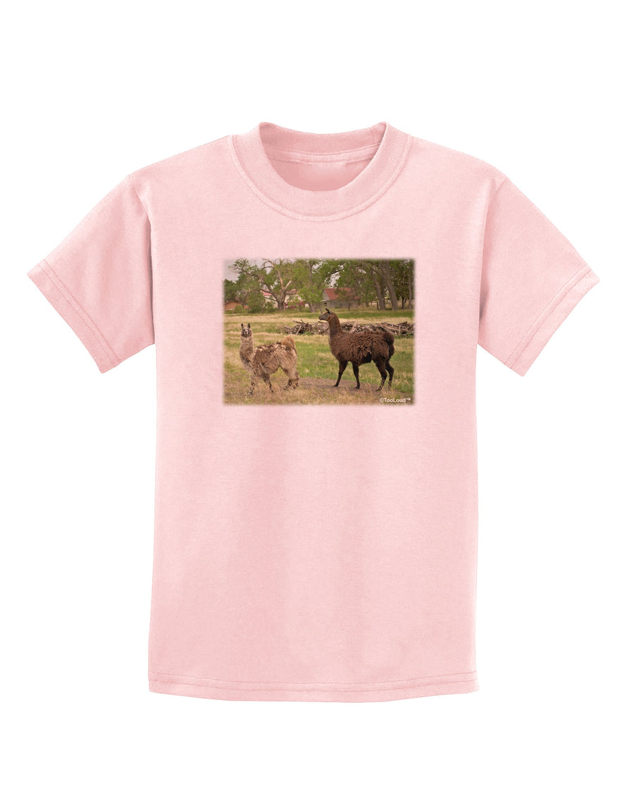 Standing Llamas Childrens T-Shirt by TooLoud-Childrens T-Shirt-TooLoud-White-X-Small-Davson Sales