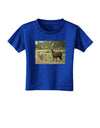 Standing Llamas Toddler T-Shirt Dark by TooLoud-Toddler T-Shirt-TooLoud-Royal-Blue-2T-Davson Sales