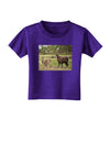 Standing Llamas Toddler T-Shirt Dark by TooLoud-Toddler T-Shirt-TooLoud-Purple-2T-Davson Sales