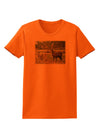 Standing Llamas Womens T-Shirt by TooLoud-Womens T-Shirt-TooLoud-Orange-X-Small-Davson Sales