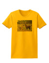 Standing Llamas Womens T-Shirt by TooLoud-Womens T-Shirt-TooLoud-Gold-X-Small-Davson Sales