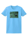 Standing Llamas Womens T-Shirt by TooLoud-Womens T-Shirt-TooLoud-Aquatic-Blue-X-Small-Davson Sales