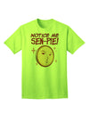 Standout 'Notice Me Sen-pie' Adult T-Shirt - A Must-Have for Trendsetters-Mens T-shirts-TooLoud-Neon-Green-Small-Davson Sales