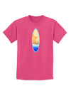 Starfish Surfboard Childrens Dark T-Shirt by TooLoud-Childrens T-Shirt-TooLoud-Sangria-X-Small-Davson Sales