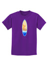 Starfish Surfboard Childrens Dark T-Shirt by TooLoud-Childrens T-Shirt-TooLoud-Purple-X-Small-Davson Sales