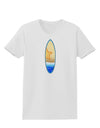 Starfish Surfboard Womens T-Shirt by TooLoud-Womens T-Shirt-TooLoud-White-X-Small-Davson Sales