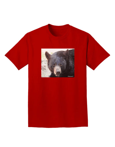 Staring Black Bear Adult Dark T-Shirt-Mens T-Shirt-TooLoud-Red-Small-Davson Sales