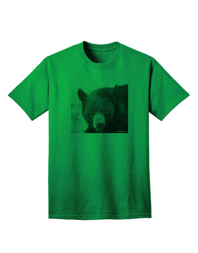 Staring Black Bear Adult T-Shirt-unisex t-shirt-TooLoud-Kelly-Green-Small-Davson Sales