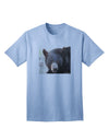 Staring Black Bear Adult T-Shirt-unisex t-shirt-TooLoud-Light-Blue-Small-Davson Sales