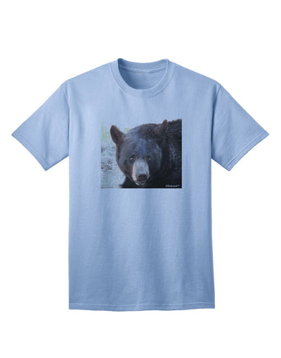 Staring Black Bear Adult T-Shirt-unisex t-shirt-TooLoud-Light-Blue-Small-Davson Sales