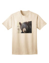 Staring Black Bear Adult T-Shirt-unisex t-shirt-TooLoud-Natural-Small-Davson Sales