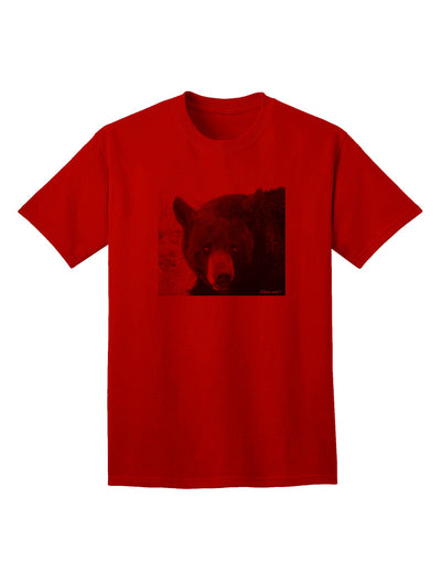 Staring Black Bear Adult T-Shirt-unisex t-shirt-TooLoud-Red-Small-Davson Sales