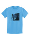 Staring Black Bear Childrens T-Shirt-Childrens T-Shirt-TooLoud-Aquatic-Blue-X-Small-Davson Sales