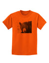 Staring Black Bear Childrens T-Shirt-Childrens T-Shirt-TooLoud-Orange-X-Small-Davson Sales