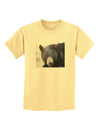 Staring Black Bear Childrens T-Shirt-Childrens T-Shirt-TooLoud-Daffodil-Yellow-X-Small-Davson Sales