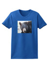 Staring Black Bear Womens Dark T-Shirt-Womens T-Shirt-TooLoud-Royal-Blue-X-Small-Davson Sales