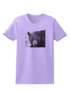 Staring Black Bear Womens T-Shirt-Womens T-Shirt-TooLoud-Lavender-X-Small-Davson Sales