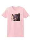 Staring Black Bear Womens T-Shirt-Womens T-Shirt-TooLoud-PalePink-X-Small-Davson Sales