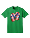 Stars and Stripes Flip Flops Adult Dark T-Shirt-Mens T-Shirt-TooLoud-Kelly-Green-Small-Davson Sales