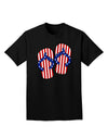 Stars and Stripes Flip Flops Adult Dark T-Shirt-Mens T-Shirt-TooLoud-Black-Small-Davson Sales