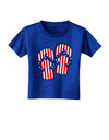 Stars and Stripes Flip Flops Toddler T-Shirt Dark-Toddler T-Shirt-TooLoud-Royal-Blue-2T-Davson Sales