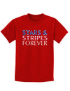 Stars and Stripes Forever Childrens Dark T-Shirt-Childrens T-Shirt-TooLoud-Red-X-Small-Davson Sales