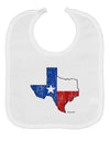 State of Texas Flag Design - Distressed Baby Bib