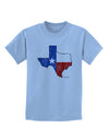 State of Texas Flag Design - Distressed Childrens T-Shirt-Childrens T-Shirt-TooLoud-Light-Blue-X-Small-Davson Sales