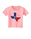 State of Texas Flag Design - Distressed Toddler T-Shirt-Toddler T-Shirt-TooLoud-Candy-Pink-2T-Davson Sales