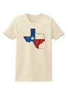 State of Texas Flag Design - Distressed Womens T-Shirt-Womens T-Shirt-TooLoud-Natural-X-Small-Davson Sales