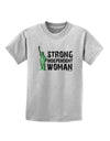 Statue of Liberty Strong Woman Childrens T-Shirt-Childrens T-Shirt-TooLoud-AshGray-X-Small-Davson Sales